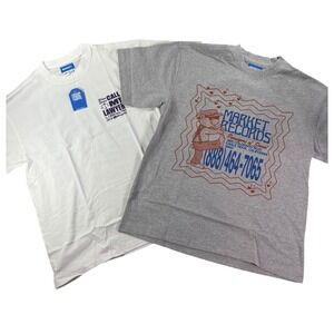 Market Studios Graphic T-Shirt Bundle Men Large Call My Lawyer Market Record NWT